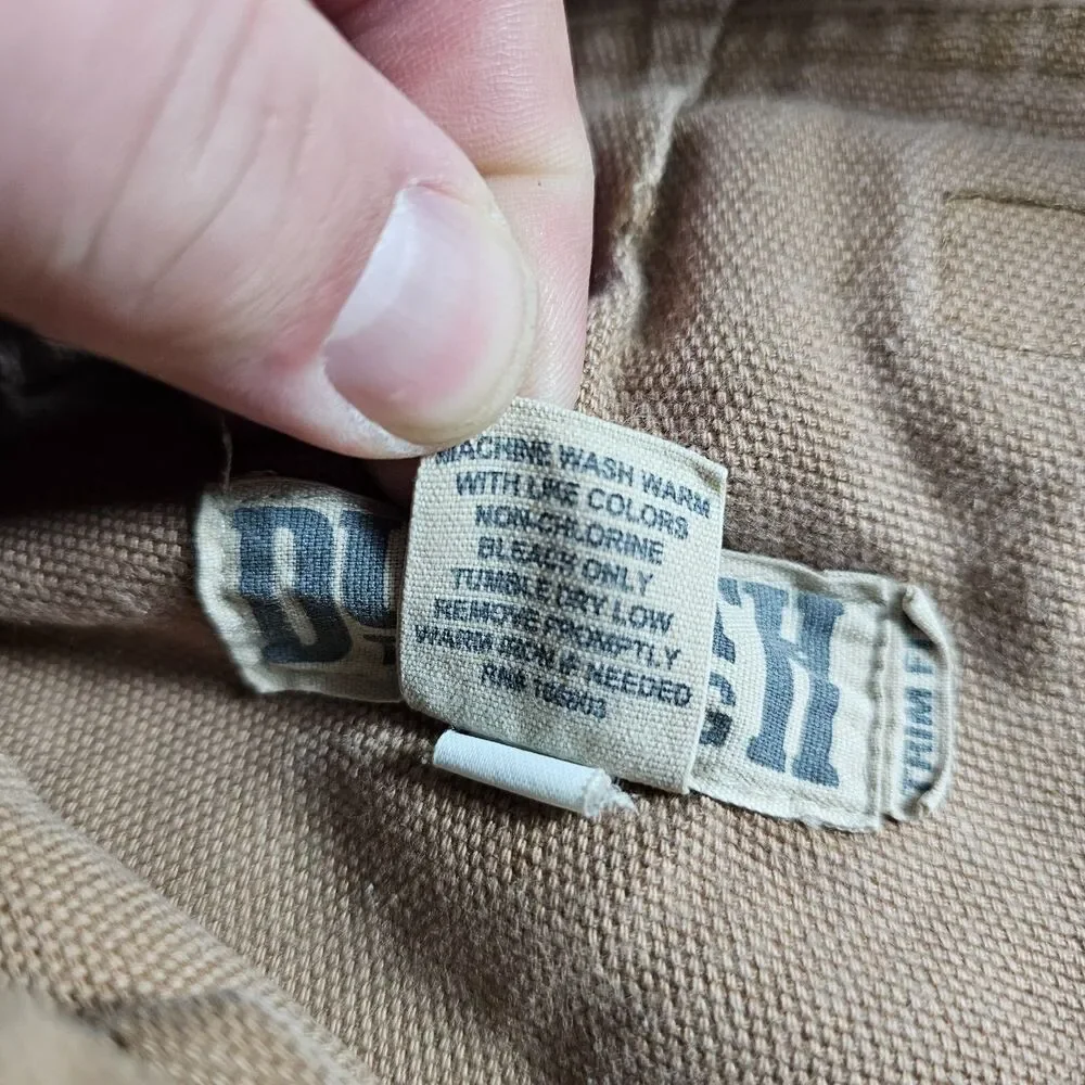 Duluth Trading Cargo Pants Mens 30x31 Khaki Duck Canvas Work Utility Military